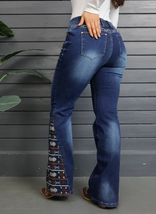 Women's High-Waist Heavily Ripped Jeans Wide-Leg Full-Length With Destroyed Streetwear Finish Light-Wash Denim For All Seasons